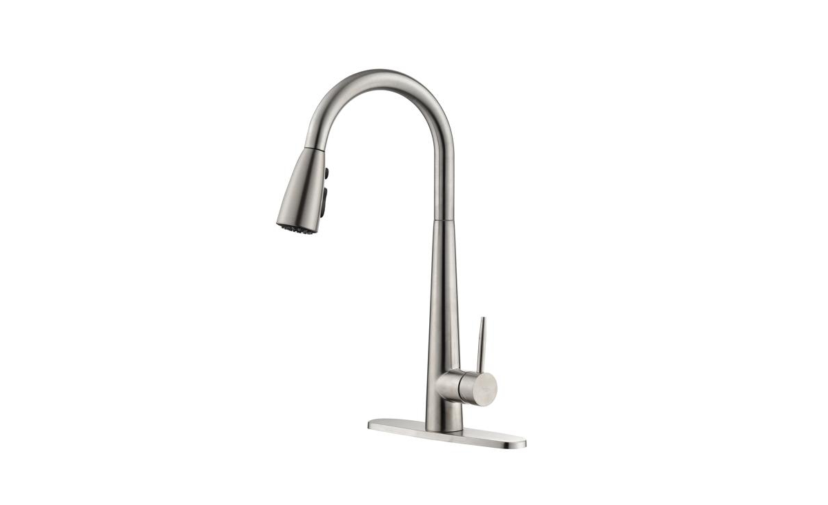 Slickblue Kitchen Faucet with Pull-Down Sprayer Versatile and Modern for Easy Cleaning