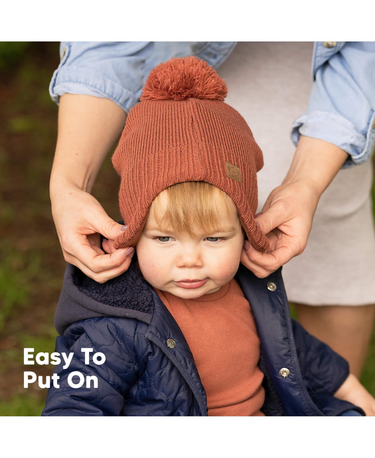 KeaBabies Muff Baby Beanie, Baby Hat for Baby Boys, Girls, Winter Hats for Kids, Newborn, Infant, Toddler 0-36 months