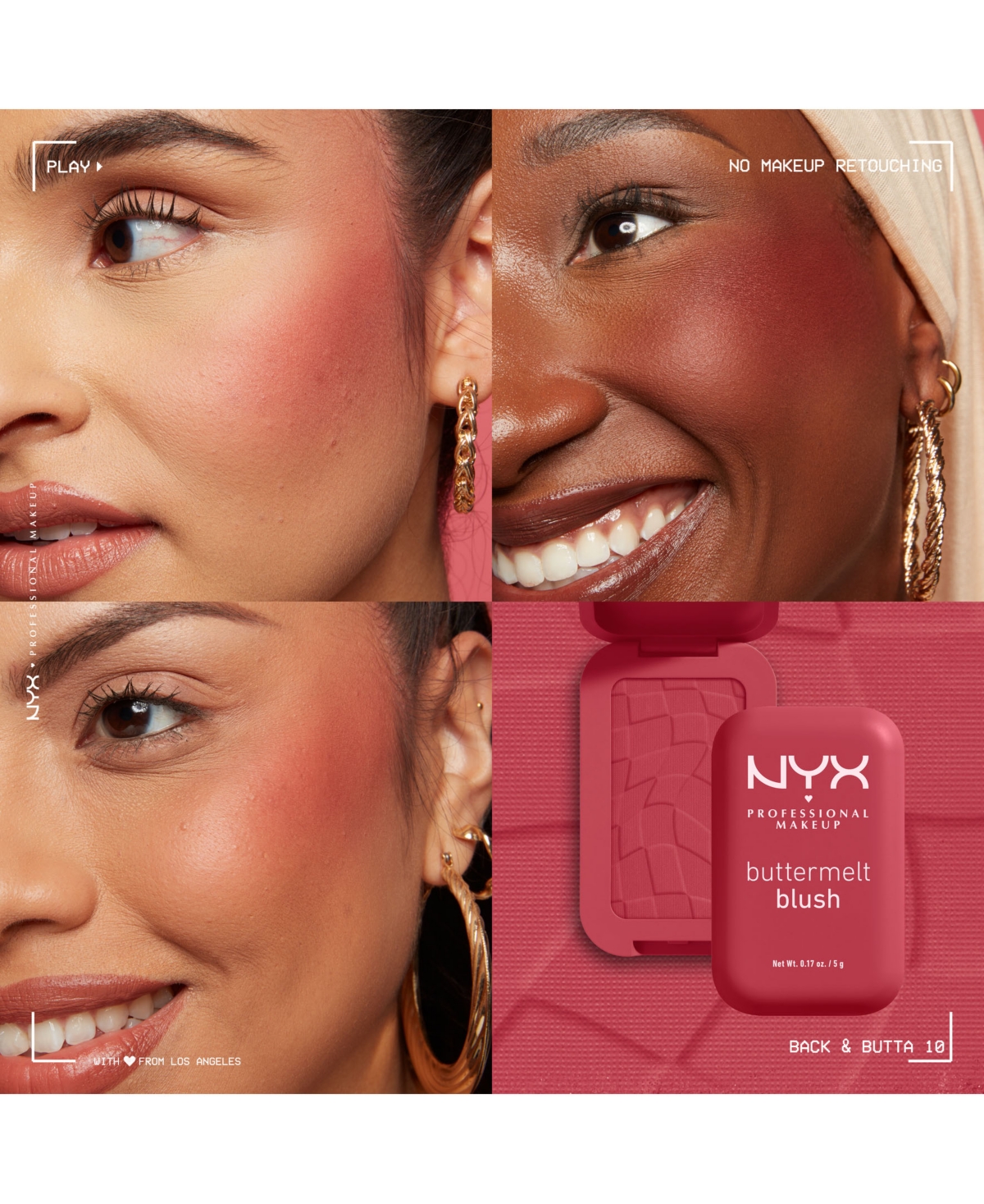 Nyx Professional Makeup Buttermelt Blush In Back And Butta