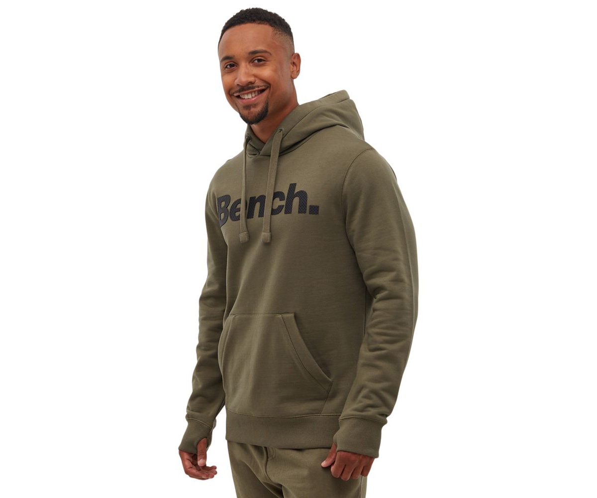 Bench Dna Men's Skinner Perforated Logo Hoodie