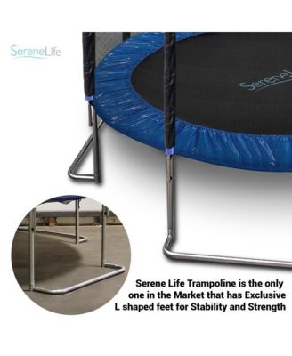 Outdoor Trampoline with Safety Net - 8ft