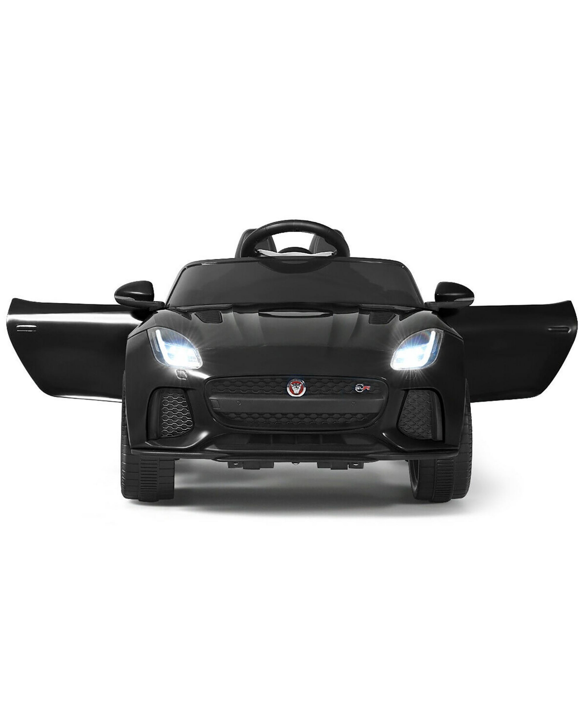 Costway 12V Jaguar F-Type Svr Licensed Kids Ride On Car Motorized Vehicle w/ MP3