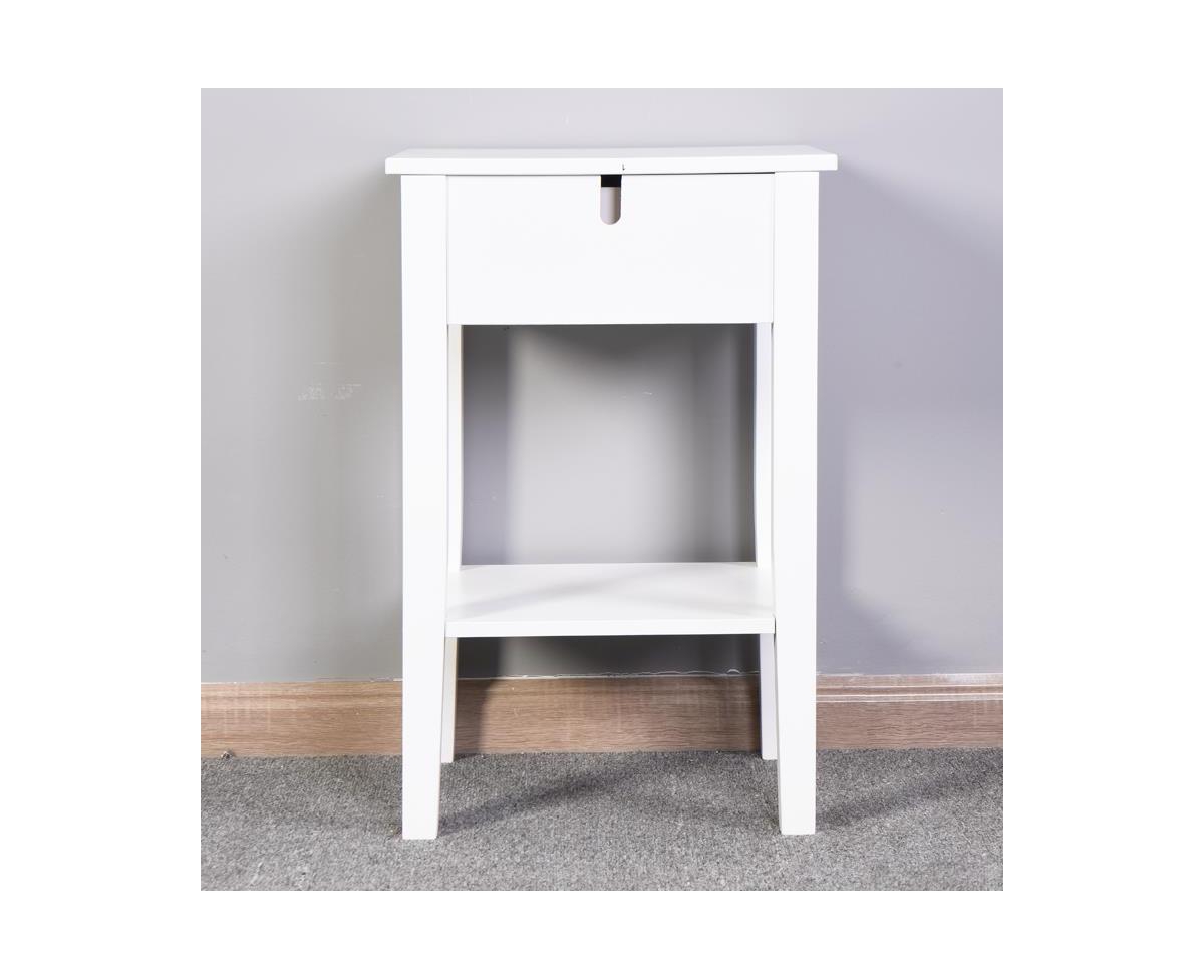 Slickblue Bathroom Floor-Standing Storage Table with Drawer for Organized Essentials