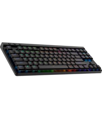 G515 Lightspeed Tenkeyless Wireless Low Profile Gaming Keyboard with Tactile Switches - Black