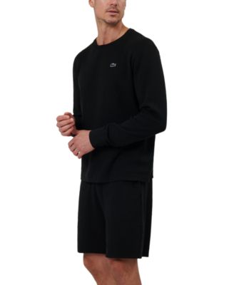 Men's Waffle-Knit Thermal Sleep Shirt