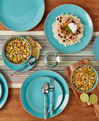 12 Pc. Stoneware Dinnerware Set, Service for 4