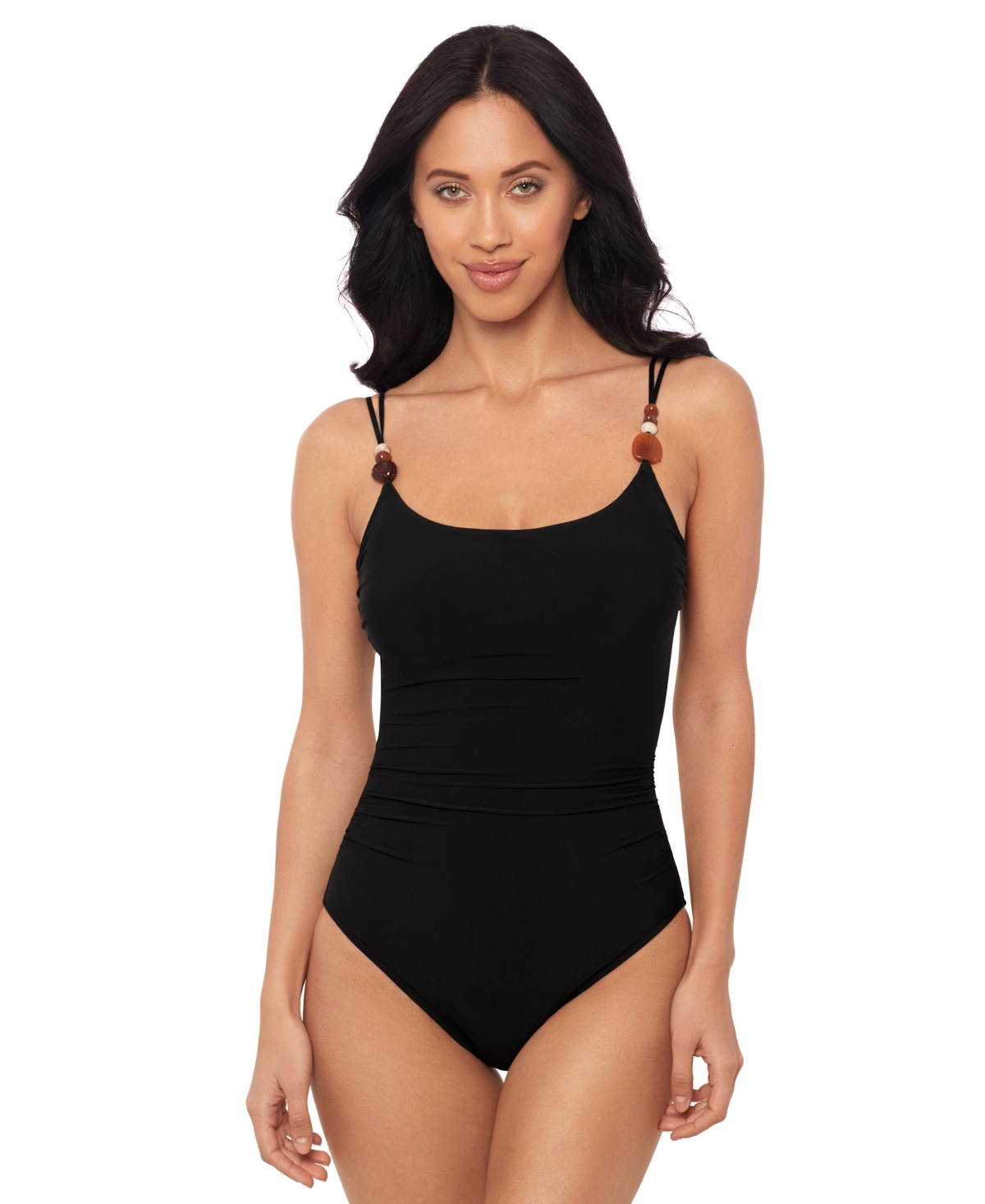 Women's Moonstone Cady Underwire One-Piece Swimsuit - Black
