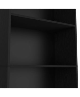 Vinton 4-Tier Bookcase with Modern Storage for Books and Decor