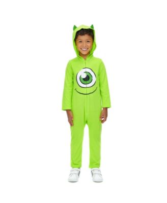 Little Boys Pixar Mike Wazowski Zip Up Cosplay Coverall