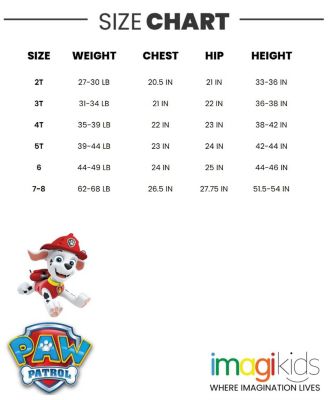 Rubble Chase Skye Fleece Zip Up Pullover Hoodie Toddler to Little Kid