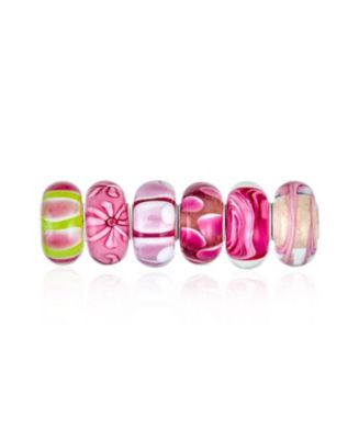 Genuine 925 Sterling Silver Murano Glass Charm Bead – Faceted Transparent Design For Pandora Bracelets