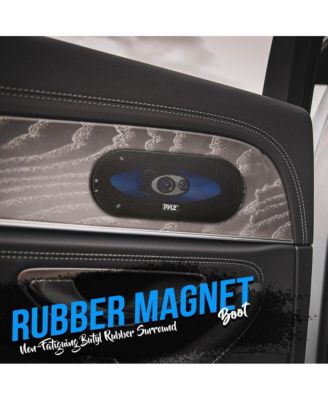 4" x 10" Three-Way Triaxial Speaker System, 300 Watt, Blue