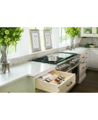 22'' Kitchen Drawer Organizer Insert Spice Rack Three-Tier, 4SDI-24