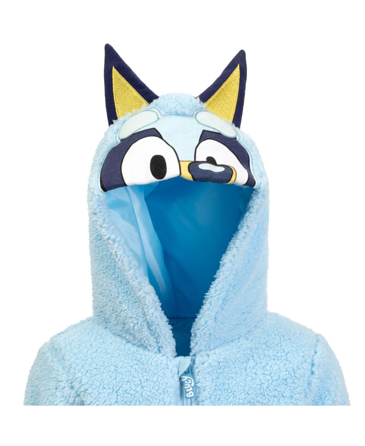 Toddler Boys Bingo Cozy Sherpa Zip Up Cosplay Hoodie