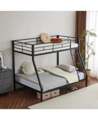 Twin Over Full Metal Bunk Bed – Sturdy Bunk for Kids, Teens, and Adults