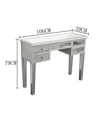 Mirrored Entryway Console – Elegant and Modern Accent Table for Hallways or Foyers