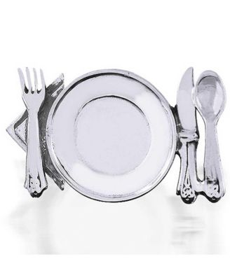 Ювелирные изделия Bling Уникальный подарок для кулинаров, гурманов, владельцев ресторанов, шеф-поваров, Ножи, вилки, запонки из серебра 925 пробы.