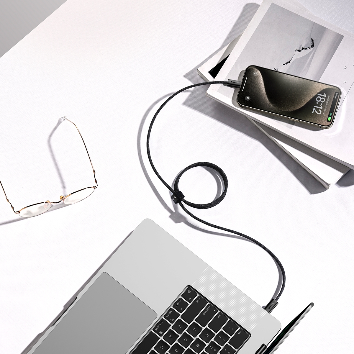 Baseus Usb C Cable 240W Usb-c to Usb-c Cable Type-c Charging Cable,3.3ft - 3.3ft-Black