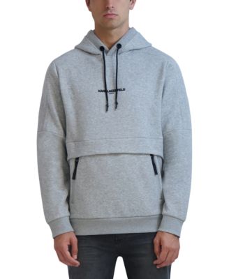 KARL LAGERFELD PARIS - Men's Fleece Logo Hoodie