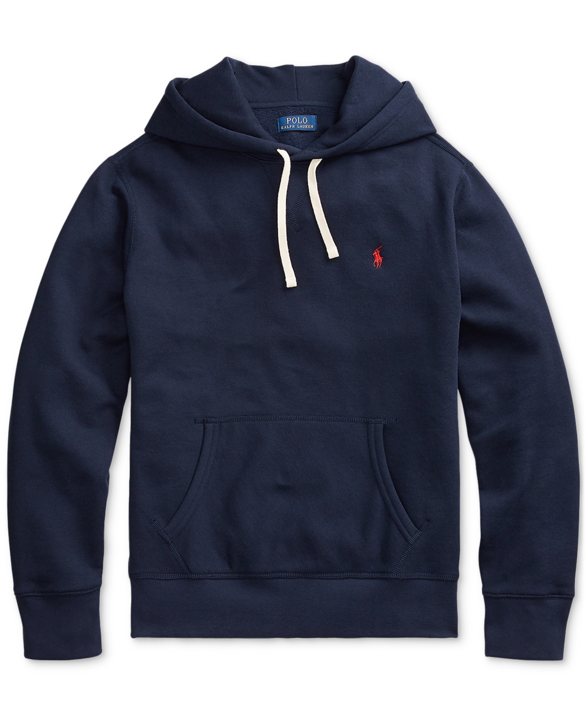 Polo Ralph Lauren Zip-up Hooded Sweatshirt In Cotton-polyester Blend In Cruise Navy