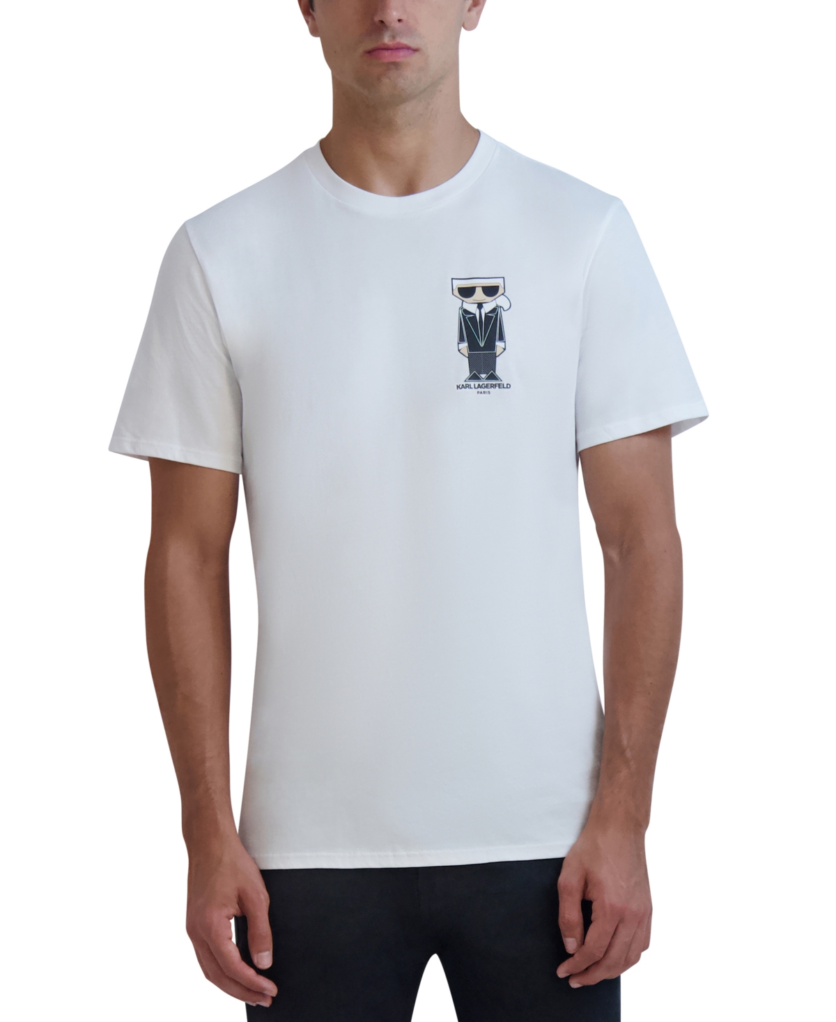 Karl Lagerfeld Paris Men's Small Karl Graphic T-Shirt