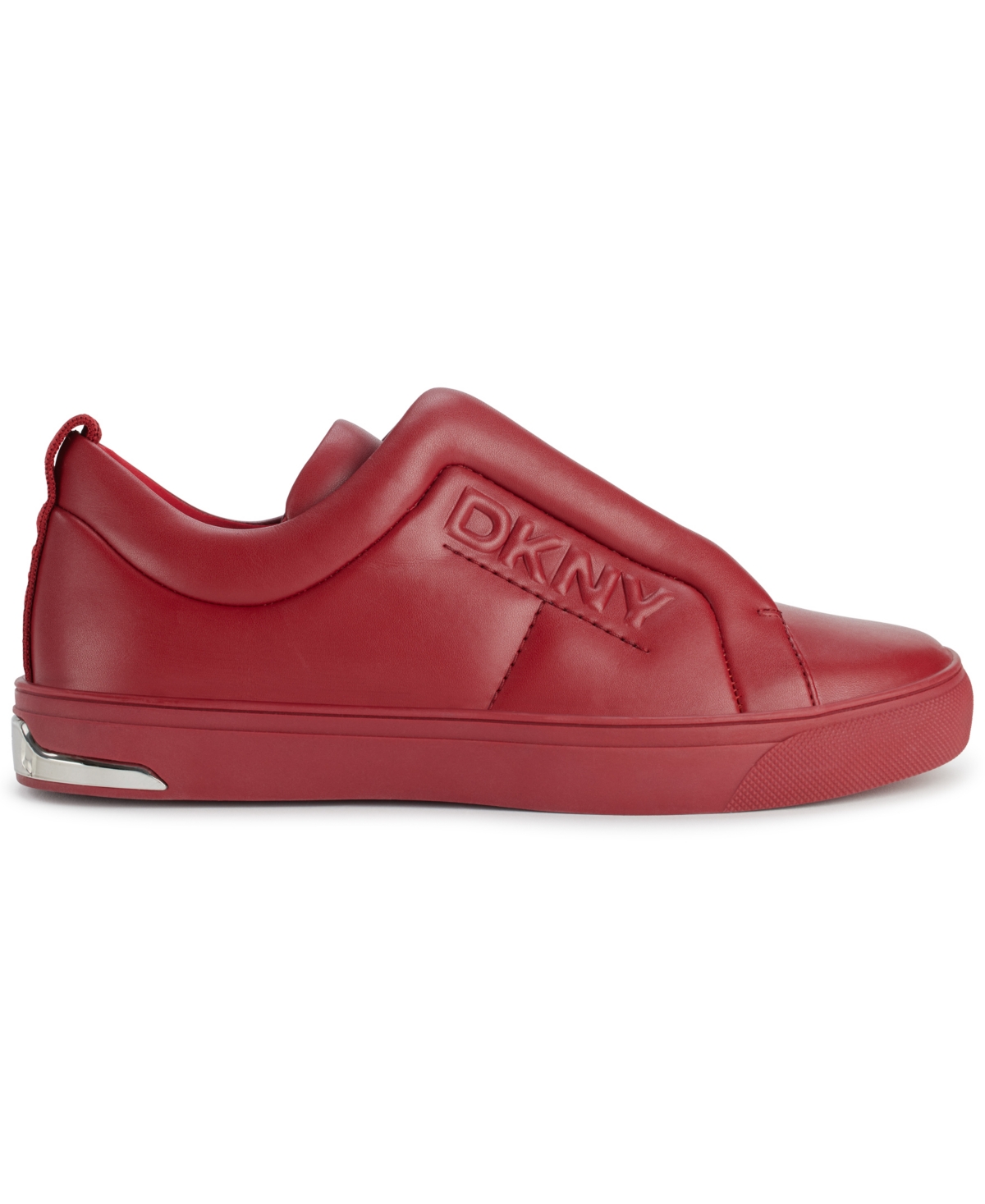 Shop Dkny Women's Abelina Slip On Sneakers In Ruby Red