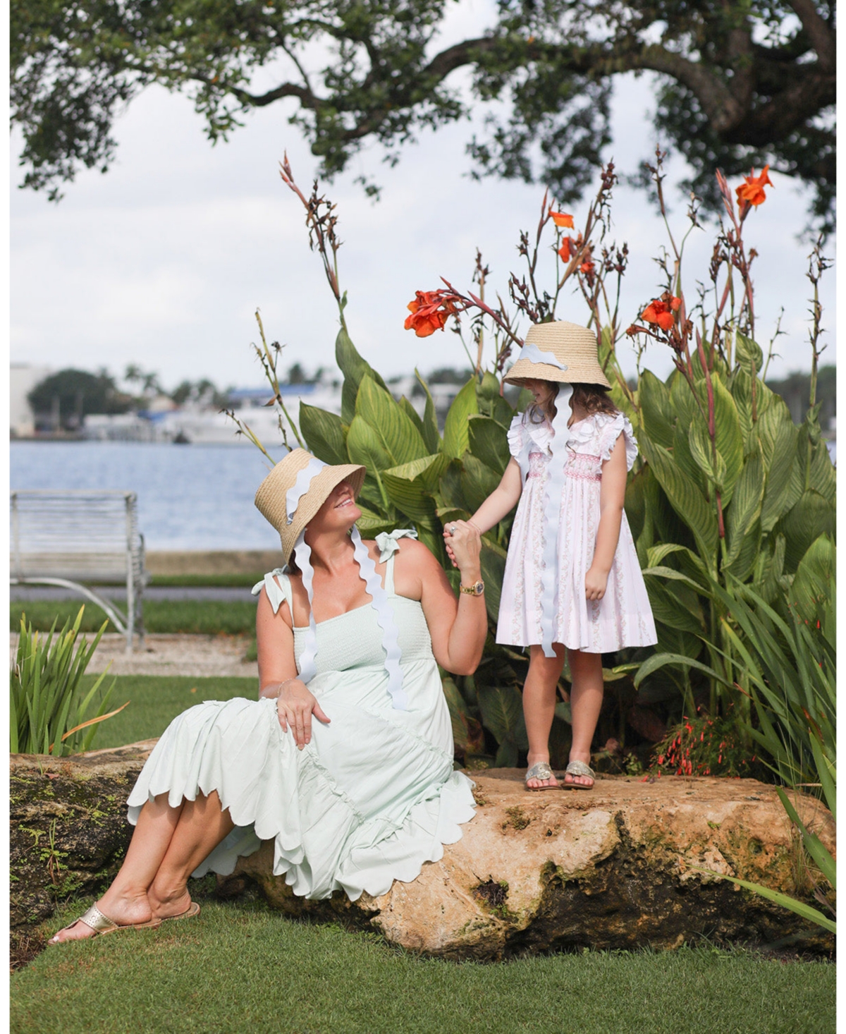 Bits & Bows Girls Harbor Hat -natural