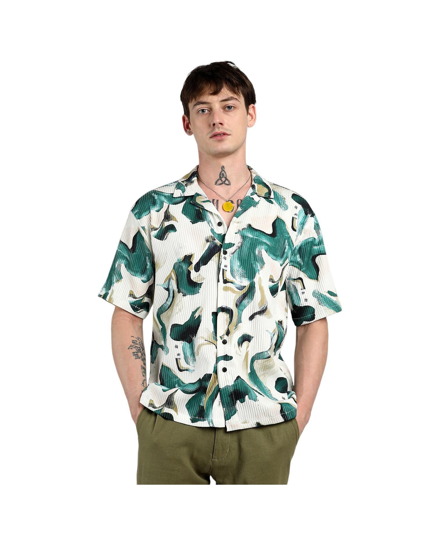 Men's Artistic Block Shirt