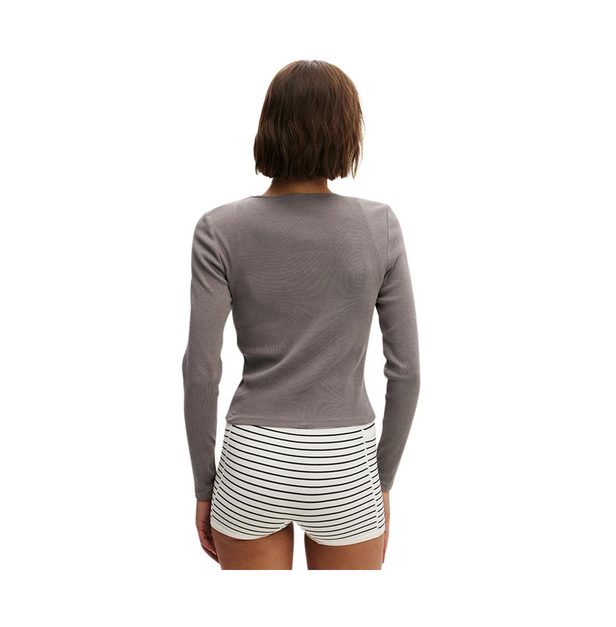 Cotton On Women's Active Core Rib Longsleeve