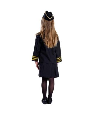 Kids Flight Attendant Costume Set