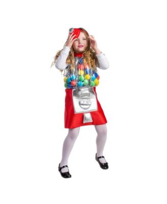 Gumball Machine Dress Costume - Toddlers Girls