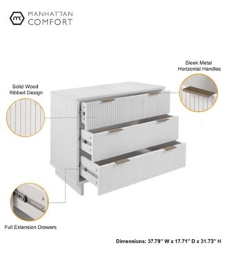 Granville 2-Piece 3-Drawer Standard Dresser and 2-Drawer Nightstand Set