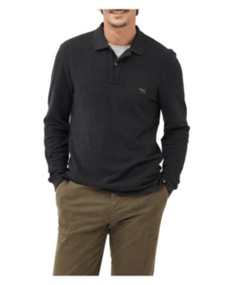 Macy's men's long sleeve polo shirts best sale