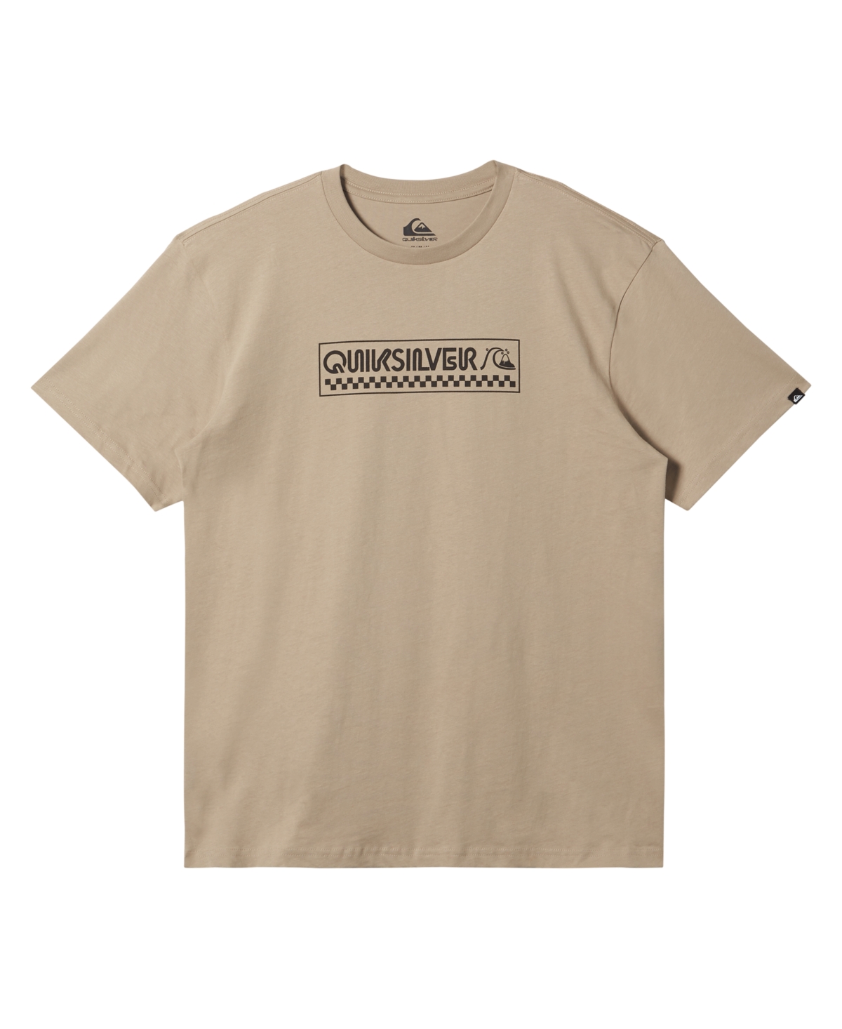Quiksilver Men's Fine Line Short Sleeve T-shirt In Plaza Taupe
