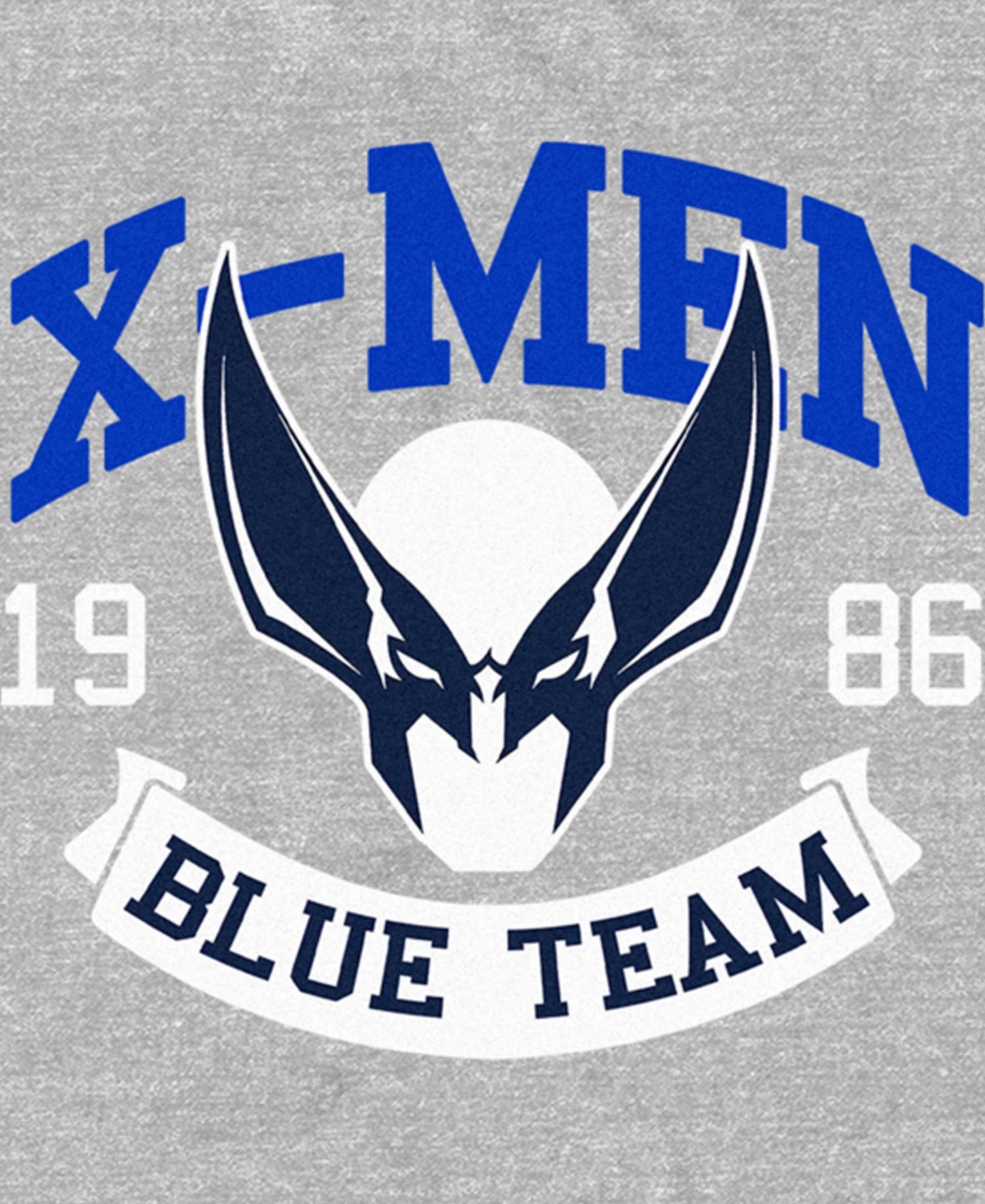 Men's X-Men Wolverine Blue Team Short Sleeve T-Shirt