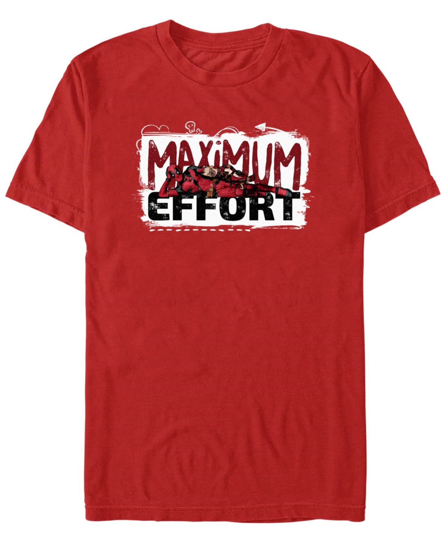 Men's Maximum Effort Deadpool Dogpool Short Sleeve T-Shirt