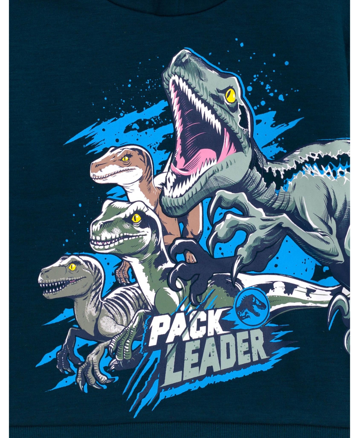 Jurassic World Boys Dinosaur Jurassic Park T-Rex Fleece Pullover Hoodie and Pants Outfit Set to