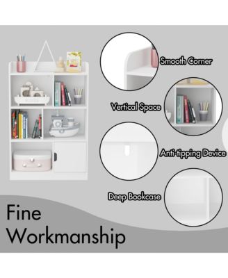 Kids Bookcase with 6 Compartments – Organized and Accessible Bookshelf