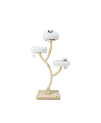 70 Inch Tall Cat Tree 4-Layer Cat Tower with 3 Perches and Dangling Balls