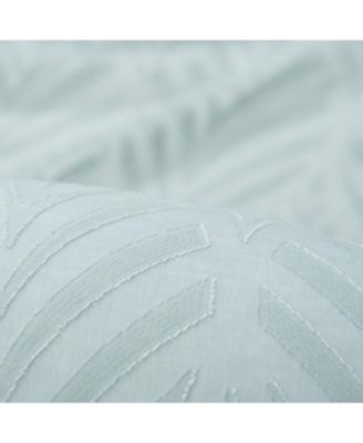 Premium Quatrefoil Voile Sheer Curtains - 2-Panel Light Filtering Curtains for Living Room, Bedroom, Kitchen - 52" x 84" - Sage