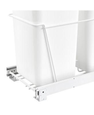 Double Pullout Kitchen Cabinet 27 qt. Trash Can, RV-15PB-2 S