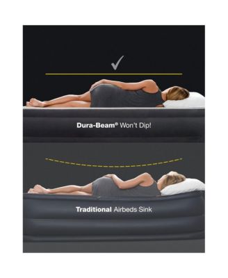 TruAire Luxury Air Mattress with Fiber Tech and Built In Electric Pump