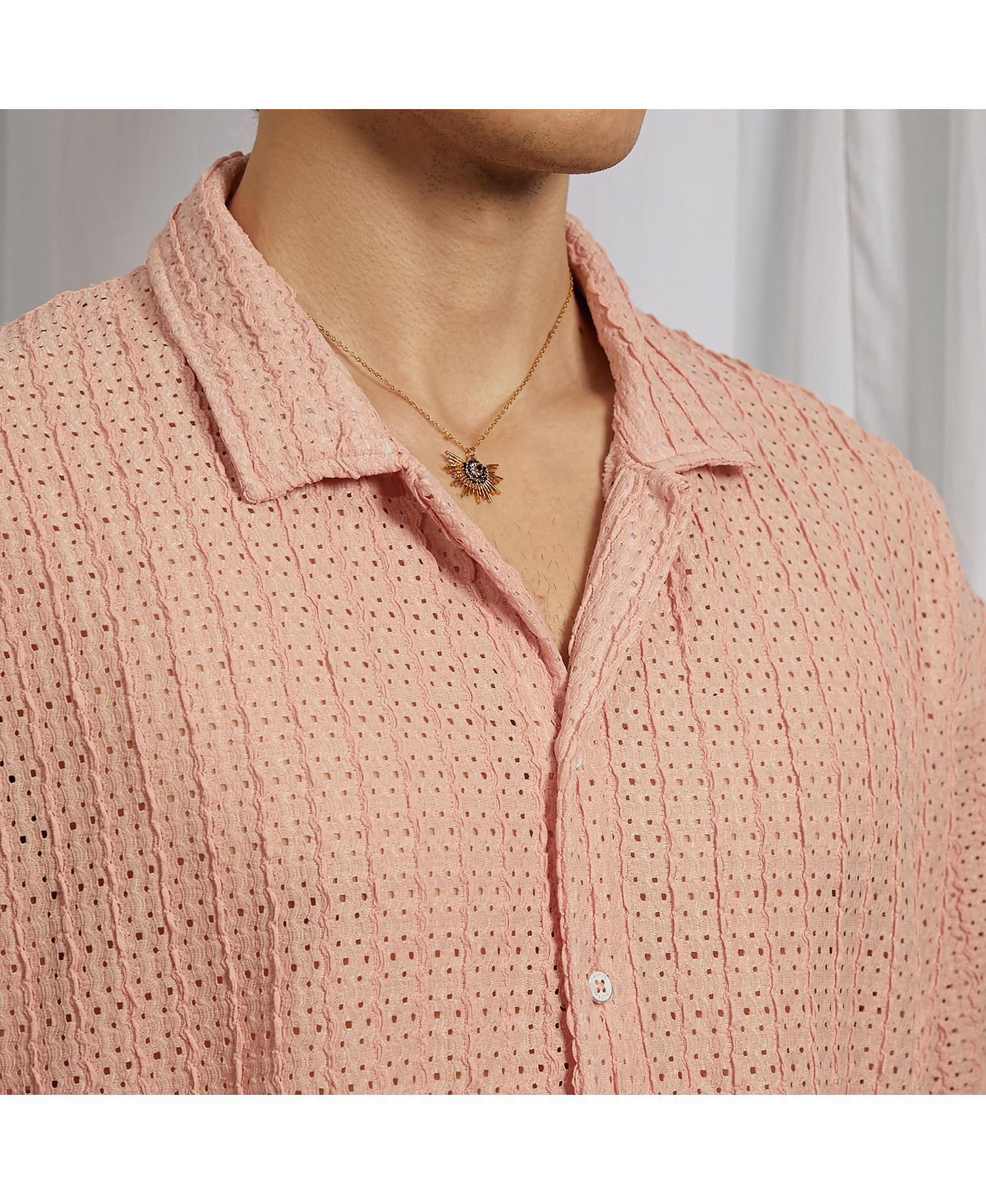 Strokes-Textured Shirt