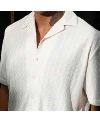 Абстрактная рубашка-тюльпан 10390₽