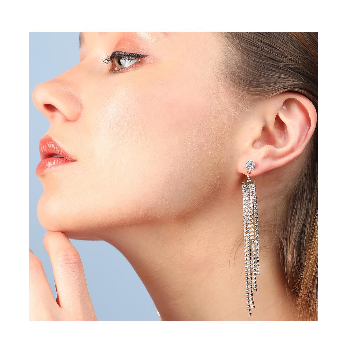 Sohi Women's Dangling Drop Earrings