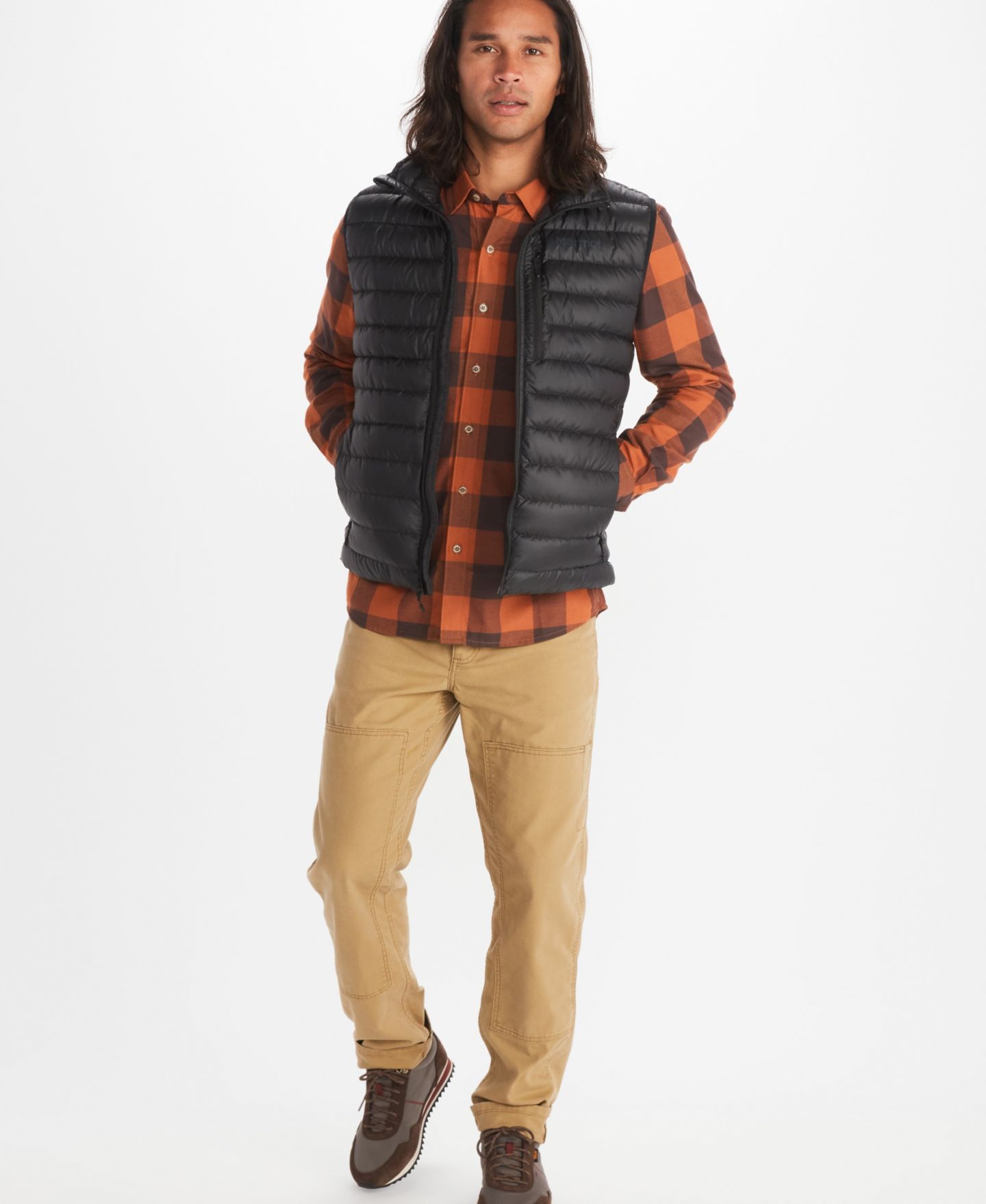 Мужской жилет Marmot Highlander Sleeveless Vest, цвет: Чёрный — фото 2