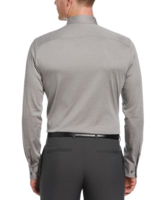 Perry Ellis Мужская приталенная рубашка Perry Ellis Dobby с длинным рукавом и пуговицами спереди 19990₽