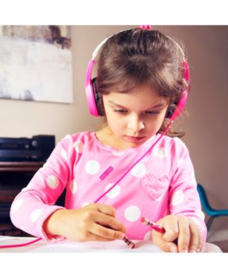 KidJamz KJ35 Safe Listening Headphones for Kids w/ Inline Microphone