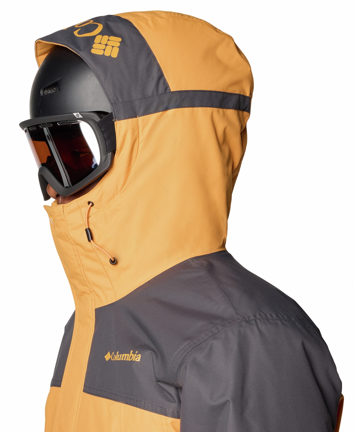 Shop Columbia Men's Shotski Tech Ski Jacket In Sunstone,shark