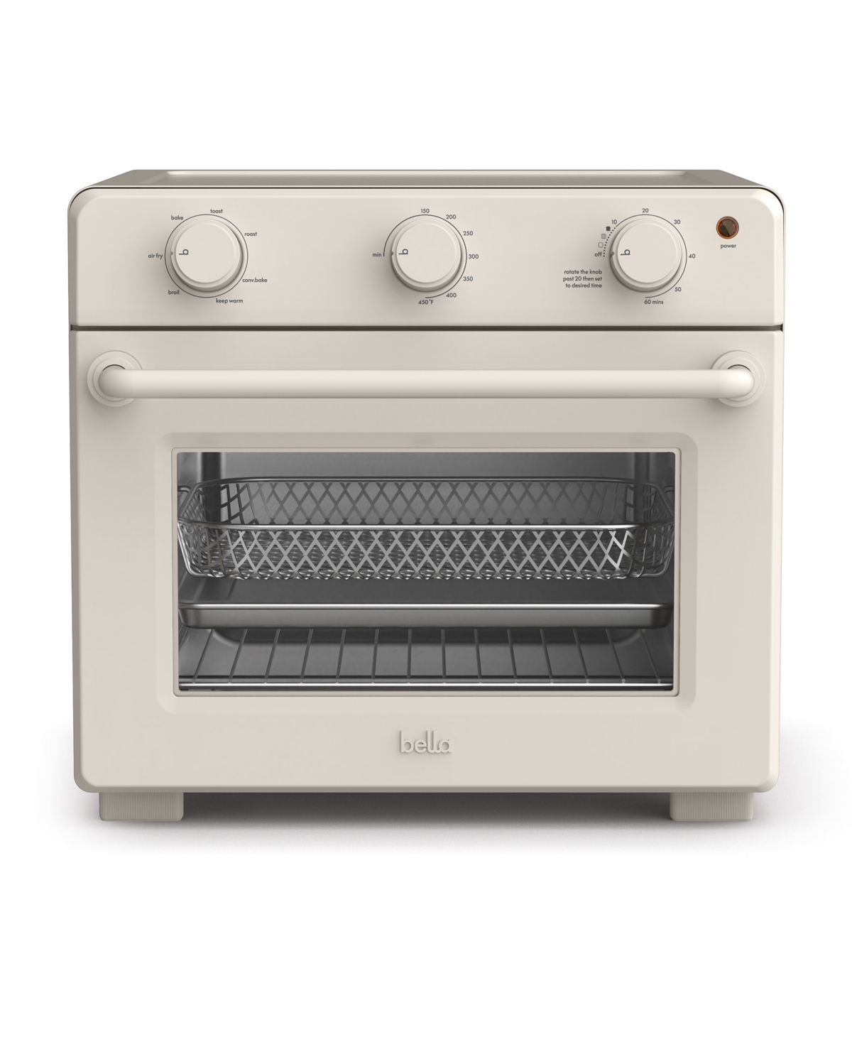 Bella 7-function Air Fryer Toaster Oven In Oatmilk